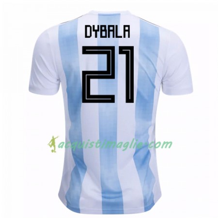 Divisa di Calcio Argentina Dybala 21 Prima Mondiali 2018